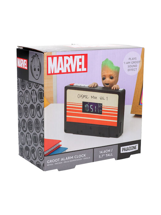 Paladone Marvel Guardians of the Galaxy Cosmic Mix Tabletop Digital Clock with Alarm Clock PP11305GT