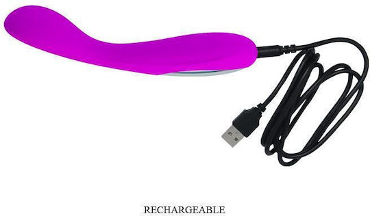 Pretty Love Nigel Vibrator G-Spot G-Spot Vibrator 15cm Purple