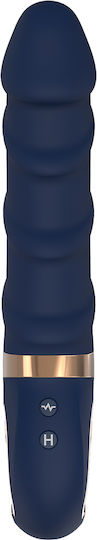 Dream Toys Goddess Collection Belenos Δονητής G-Spot Silicone Ribbed Vibrator Blue