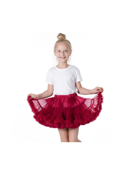 Bob & Blossom Kids Tutu Skirt Burgundy