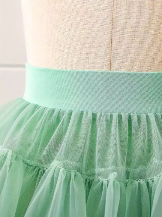 Fustă Tutú pentru Copii din Tulle Verde
