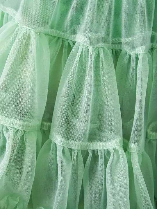 Fustă Tutú pentru Copii din Tulle Verde