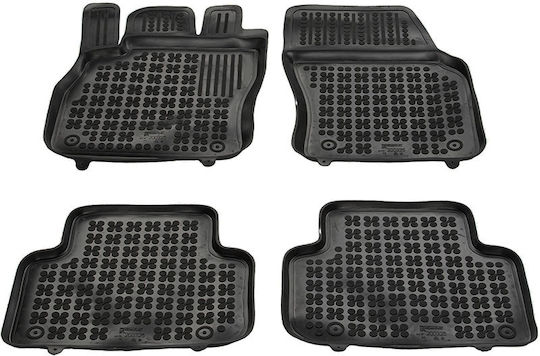Rezaw Plast Set of Front and Rear Mats 4pcs for Audi Q3 2018+ Black
