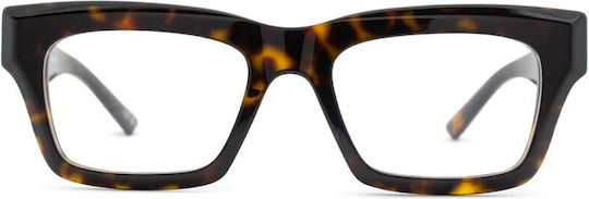 Balenciaga Kunststoff Brillenrahmen Braun Schildpatt BB0240O-002