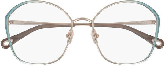Chloe Femei Metalic Rame Ochelari Fluture CH0017O 002