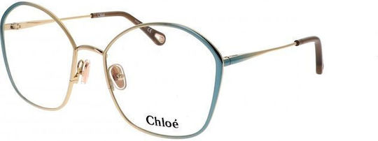 Chloe Femei Metalic Rame Ochelari Fluture CH0017O 002