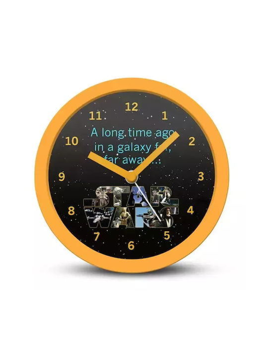 Pyramid International Star Wars Long Time Ago Tabletop Clock Plastic Yellow GP85894