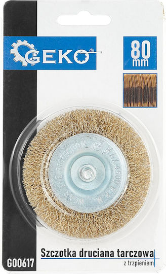 Geko G00617 Συρματόβουρτσα Σατινιέρας 80mm