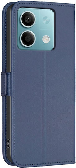 Binfen Wallet Case Δερματίνης Μπλε (Redmi Note 13 5G)