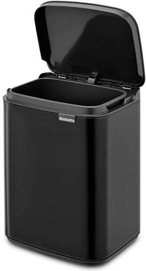 Brabantia Κάδος Small Bo Απορριμμάτων Πλαστικός Μαύρος 4lt