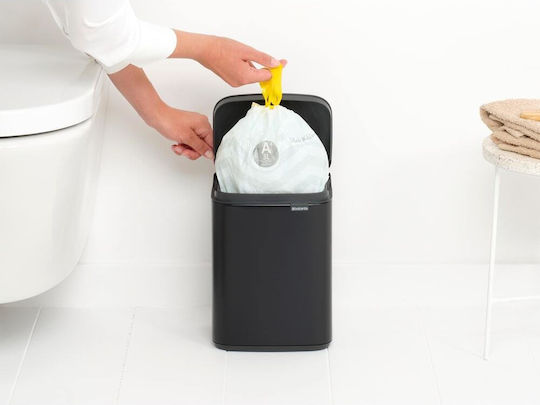 Brabantia Κάδος Small Bo Απορριμμάτων Πλαστικός Μαύρος 4lt