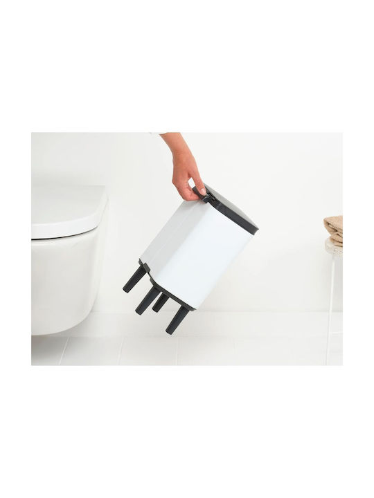 Brabantia Coș De Gunoi Bo Small Hi Plastic Alb 4lt