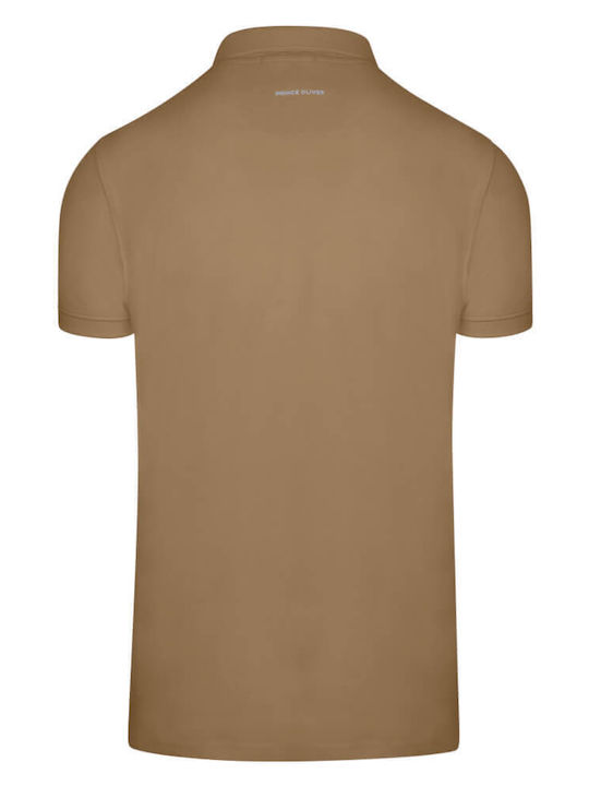 Prince Oliver Men's Blouse Polo Camel