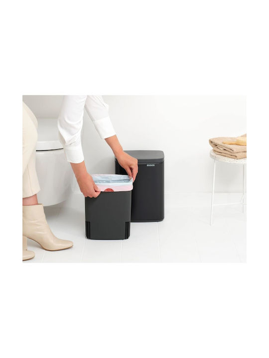 Brabantia Coș De Gunoi Bo Din Plastic Negru 7lt