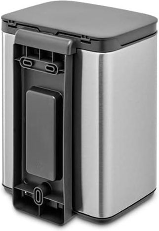 Brabantia Κάδος Bo Small Απορριμμάτων Πλαστικός Ασημί 4lt