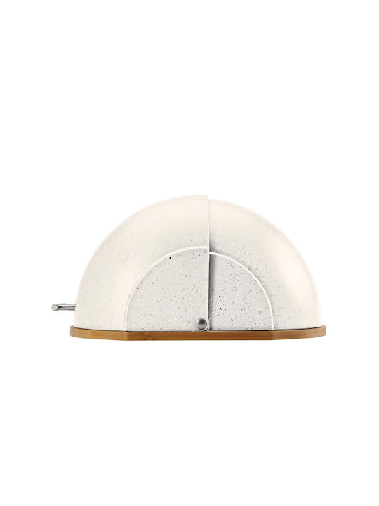 Maestro Bread Box with Lid Plastic Beige