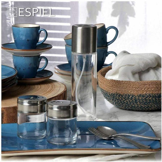Espiel Bread Basket Wicker Gray 22x22x9cm