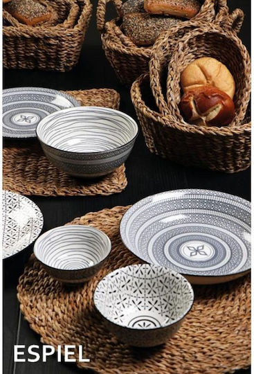 Espiel Brotkorb Geflecht Braun 20x24x8cm