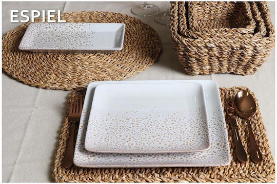 Espiel Brotkorb Geflecht Braun 20x24x8cm