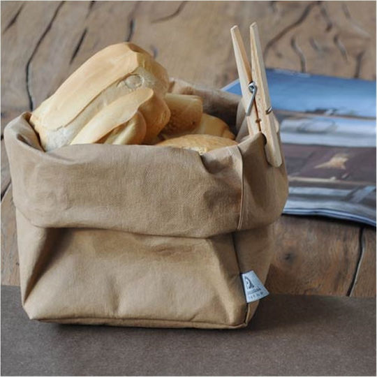 Ready Кошница за хляб Текстил Cream 14x15x14см