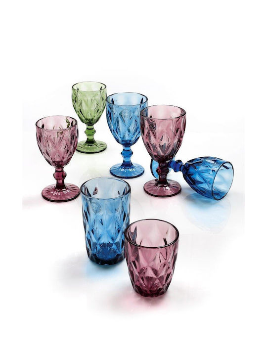 Cryspo Trio Kare Ice Cream Serving Bowl Round Glass Transparent with Diameter 12cm
