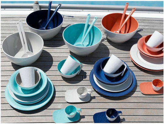 Marine Business Cereal Serving Bowl Round made of Melamine White with Diameter 13cm 6pcs