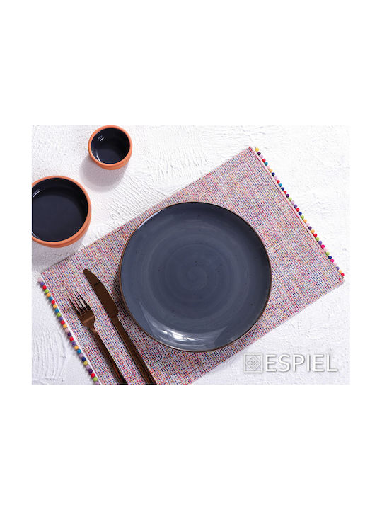 Espiel Serving Bowl Round Orange