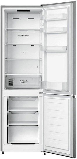 Gorenje Combină frigorifică 255lt Total NoFrost Î179.7xL55xA56.3cm. Inox NRK418EES4