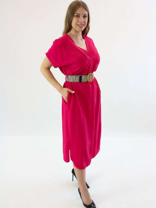 Brak Maxi Dress Fuchsia