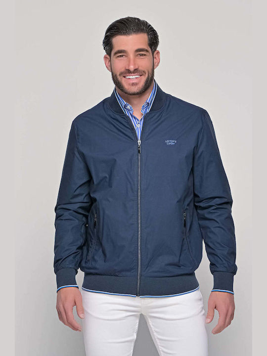 Lexton Herren Jacke Lässig Blue