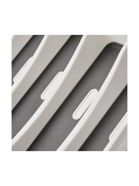 Viosarp Plastic Drawer Divider in White Colour 33x41x5cm