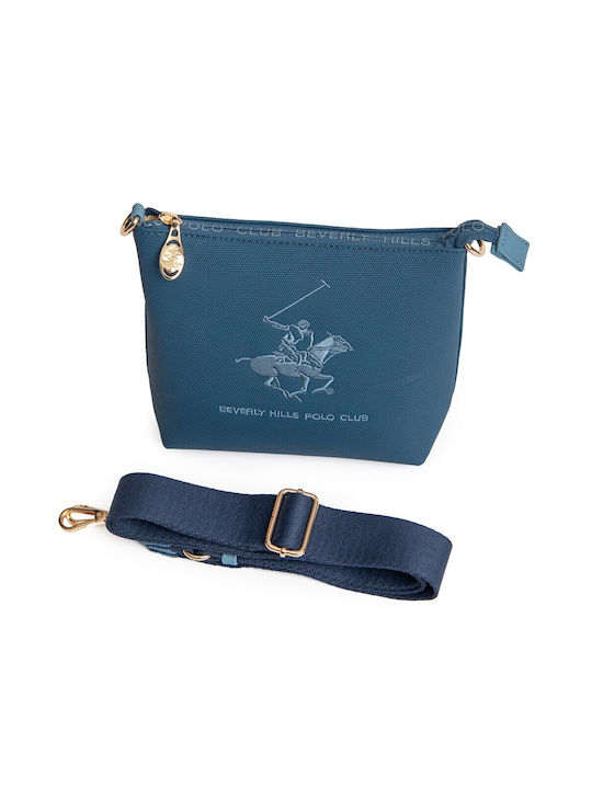 Beverly Hills Polo Club Damen Tasche Crossbody Blau