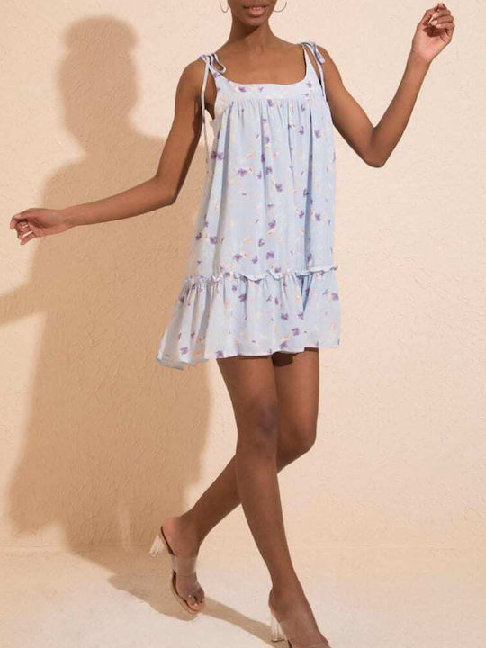 Mini Damen Blumenkleid 100% Polyester