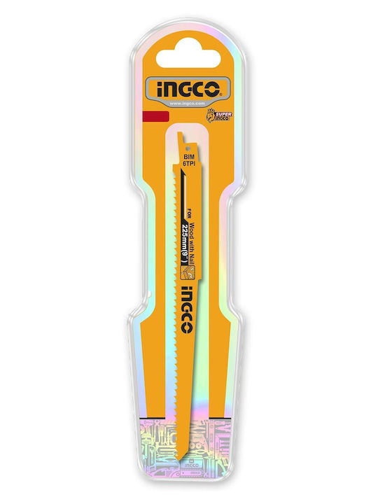 Ingco Jig Saw Blade for Wood 225mm 5pcs RSB1111DF