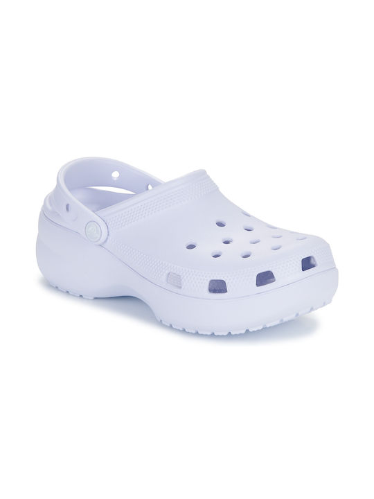 Crocs Classic Platform Clog Σαμπό Μωβ