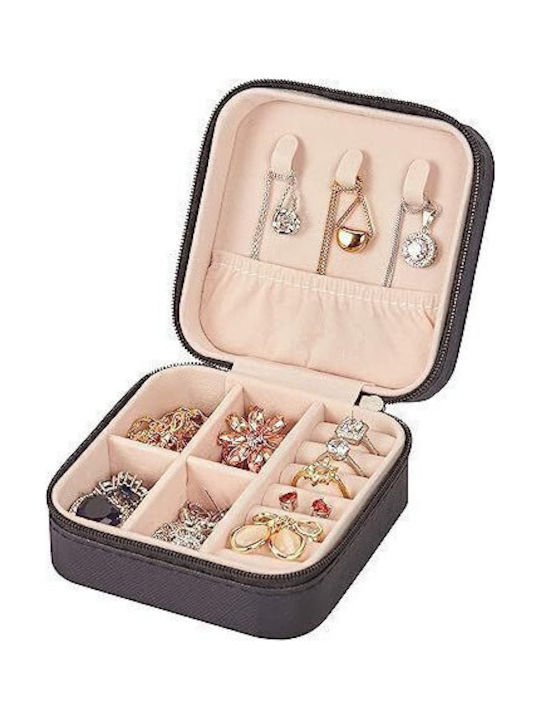 Cutie Pentru Bijuterii Neagră 10x10x5cm