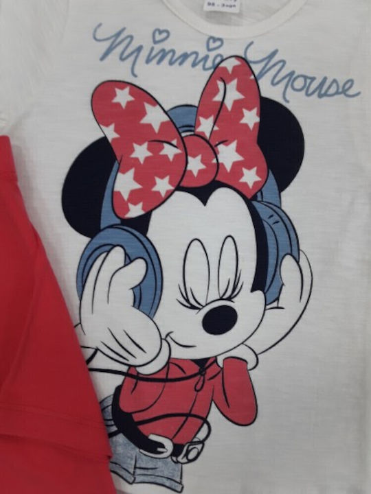 Kinder-Set mit Shorts Sommer 2Stück Rot