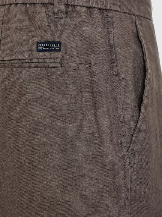 Trousers Chino in Regular Fit Brown