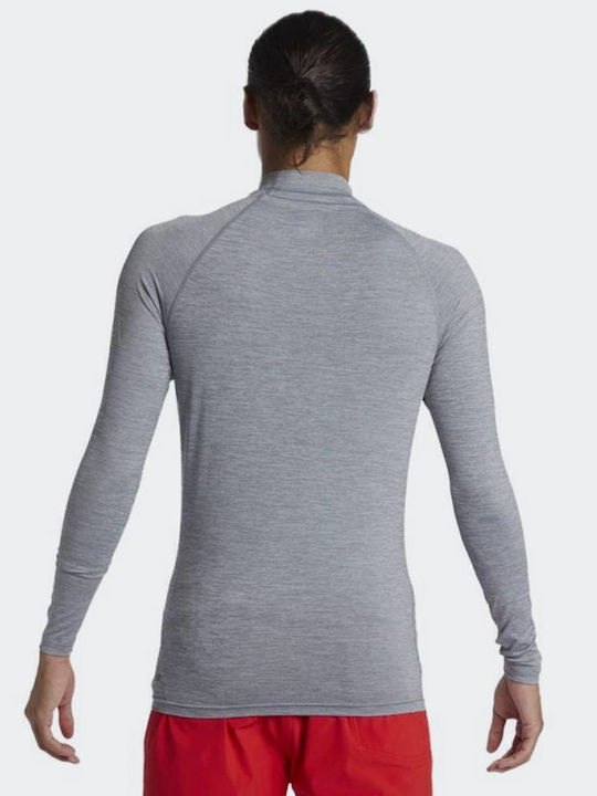 Quiksilver Men's Long Sleeve Sun Protection Shirt Gray