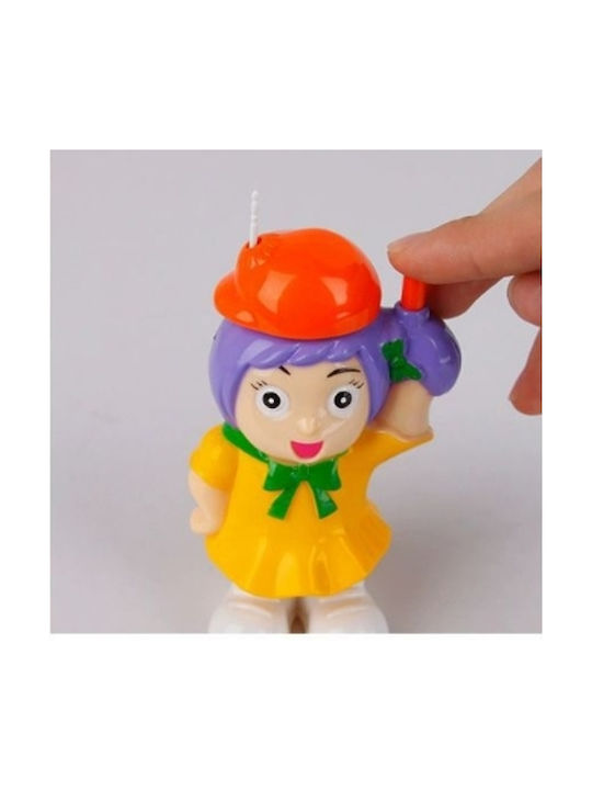Cutie Pentru Scobitori Din Plastic 12x6x5 Cm Galbenă