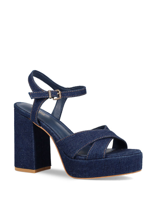 Sandale pentru femei Migato Blue Denim