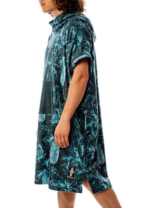 Bee. Unusual. Pina Nero Strandponcho aus Mikrofaser Schwarz