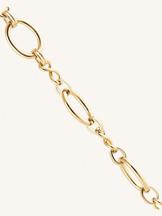 StanStefan Bracelet Chain made of Steel Gold Plated