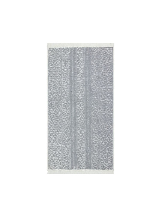 vidaXL Rug Rectangular Summer Cotton Light Grey