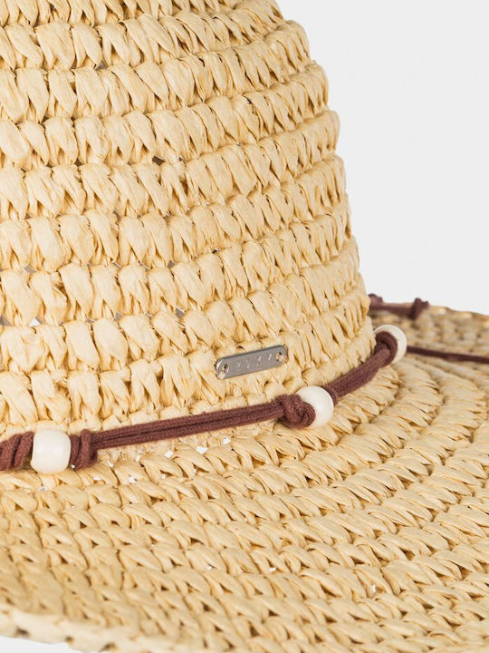 Roxy Wicker Women's Hat Cherish Summer Beige