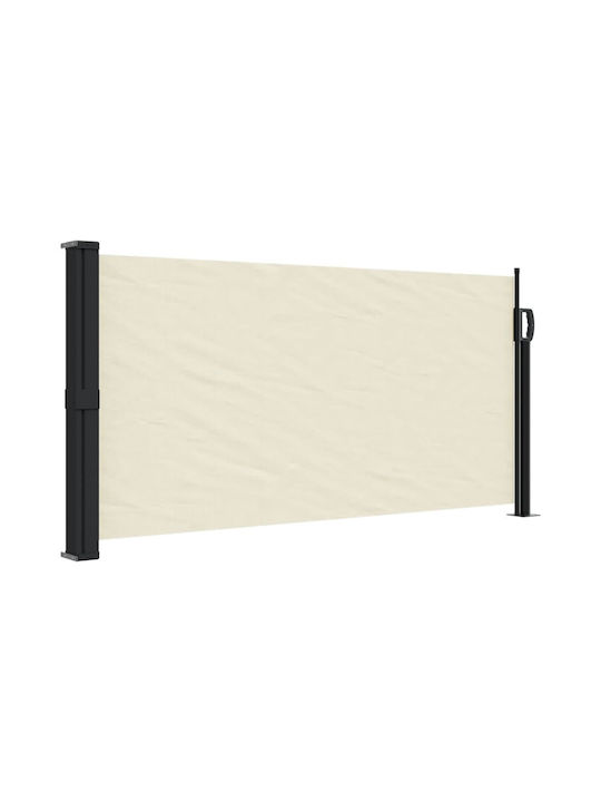 vidaXL Garden Sideway Sunshade Roller Beige 5x1cm