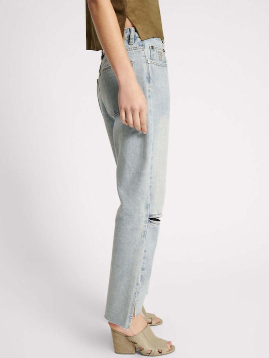 Waist Γυναικείο Jean Παντελόνι σε Relaxed Εφαρμογή