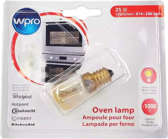 Whirlpool Ofenlampe 25W für Fassung E14