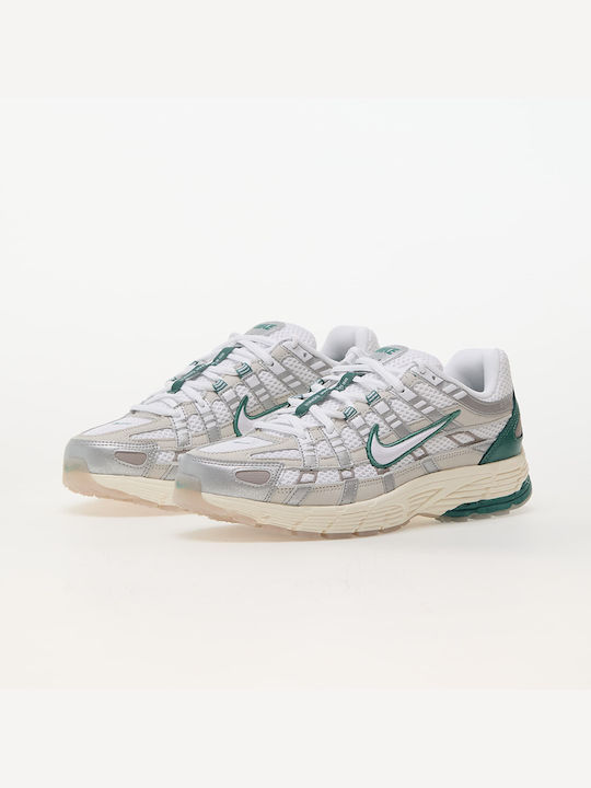 Nike P-6000 PRM Herren Sneakers Light Bone / White / Metallic Silver