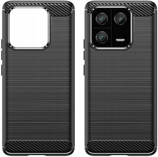 Spacecase Carbon Back Cover Σιλικόνης Μαύρο (Xiaomi 13 Pro)